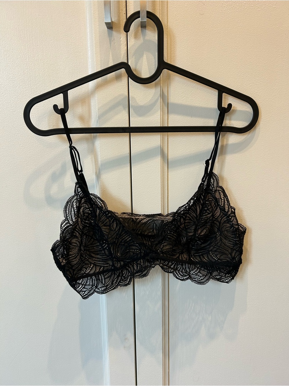 Aritzia Black Lace Bralette